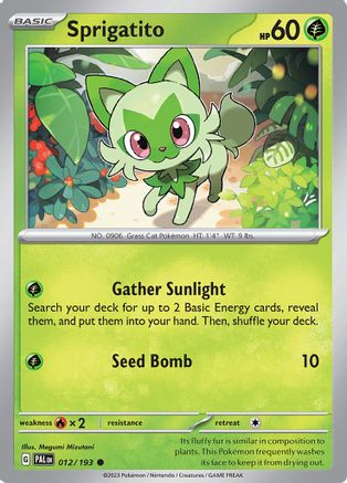 [PKM] Sprigatito (012/193) [Scarlet & Violet: Paldea Evolved]
