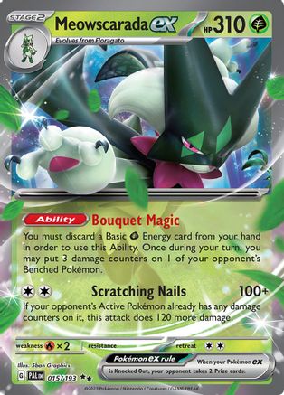 [PKM] Meowscarada ex (015/193) [Scarlet & Violet: Paldea Evolved]