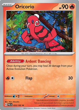 [PKM] Oricorio (033/193) [Scarlet & Violet: Paldea Evolved]