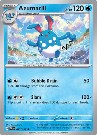 [PKM-C] Azumarill (045/193) [Scarlet & Violet: Paldea Evolved]