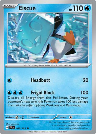 [PKM] Eiscue (048/193) [Scarlet & Violet: Paldea Evolved]