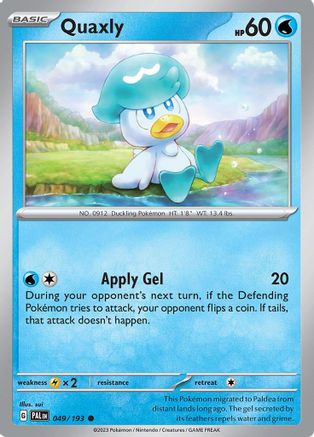 [PKM] Quaxly (049/193) [Scarlet & Violet: Paldea Evolved]
