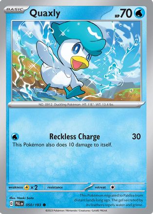 [PKM] Quaxly (050/193) [Scarlet & Violet: Paldea Evolved]
