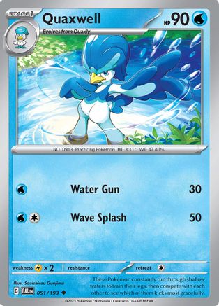 [PKM] Quaxwell (051/193) [Scarlet & Violet: Paldea Evolved]