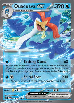 [PKM] Quaquaval ex (052/193) [Scarlet & Violet: Paldea Evolved]