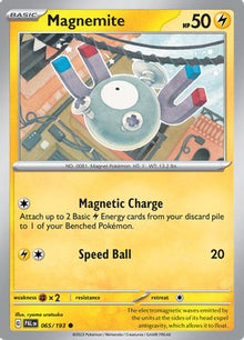 [PKM] Magnemite (065/193) [Scarlet & Violet: Paldea Evolved]