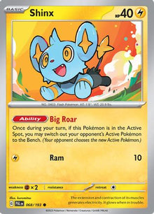 [PKM] Shinx (068/193) [Scarlet & Violet: Paldea Evolved]
