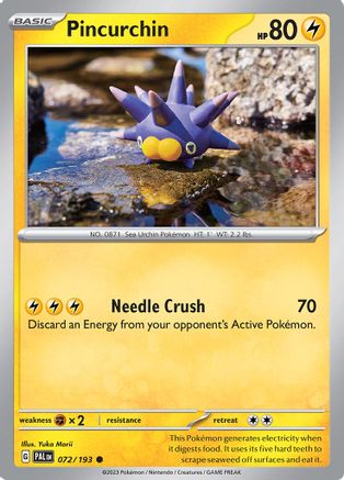 [PKM] Pincurchin (072/193) [Scarlet & Violet: Paldea Evolved]