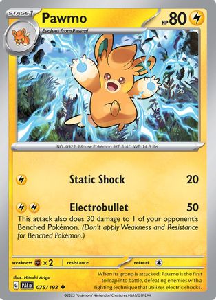 [PKM] Pawmo (075/193) [Scarlet & Violet: Paldea Evolved]
