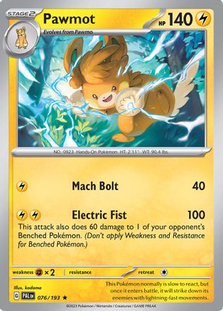 [PKM] Pawmot (076/193) [Scarlet & Violet: Paldea Evolved]