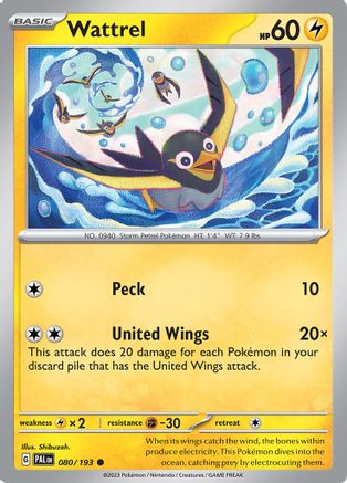 [PKM] Wattrel (080/193) [Scarlet & Violet: Paldea Evolved]