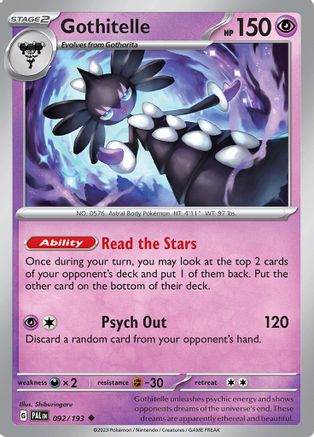 [PKM] Gothitelle (092/193) [Scarlet & Violet: Paldea Evolved]