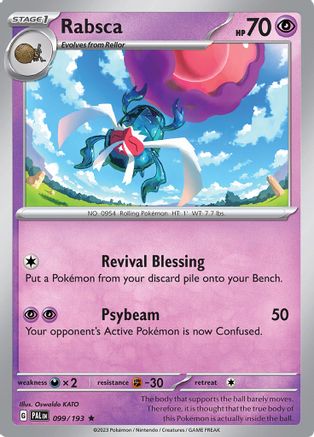 [PKM-R] Rabsca (099/193) [Scarlet & Violet: Paldea Evolved]