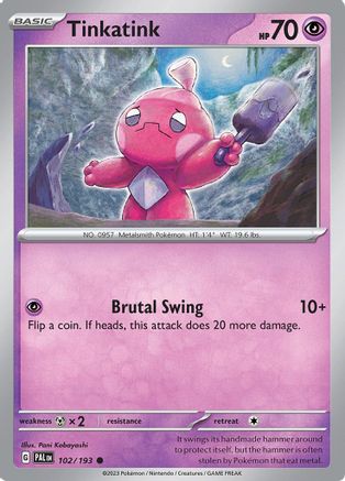 [PKM] Tinkatink (102/193) [Scarlet & Violet: Paldea Evolved]
