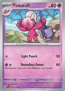 [PKM] Tinkatuff (103/193) [Scarlet & Violet: Paldea Evolved]