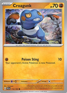 [PKM] Croagunk (114/193) [Scarlet & Violet: Paldea Evolved]