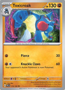 [PKM] Toxicroak (115/193) [Scarlet & Violet: Paldea Evolved]
