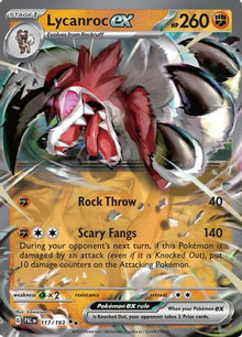 [PKM] Lycanroc ex (117/193) [Scarlet & Violet: Paldea Evolved]
