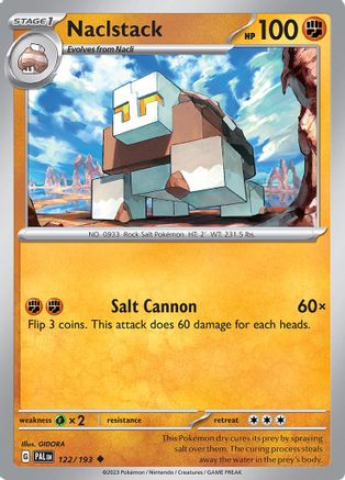 [PKM] Naclstack (122/193) [Scarlet & Violet: Paldea Evolved]