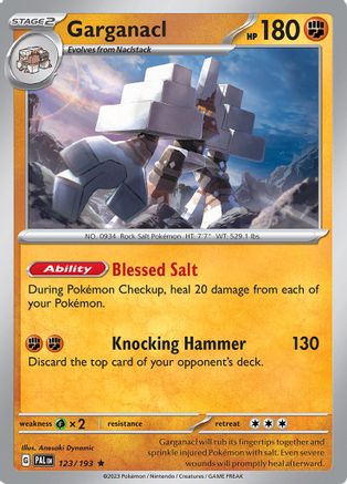 [PKM] Garganacl (123/193) [Scarlet & Violet: Paldea Evolved]