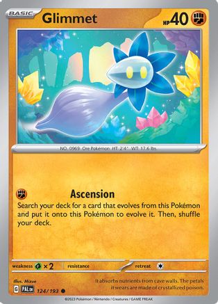 [PKM] Glimmet (124/193) [Scarlet & Violet: Paldea Evolved]