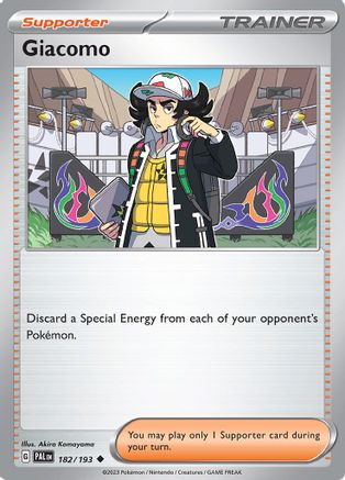 [TR] Giacomo (182/193) [Scarlet & Violet: Paldea Evolved]