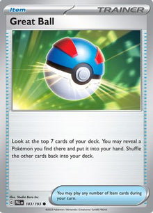 [TR] Great Ball (183/193) [Scarlet & Violet: Paldea Evolved]