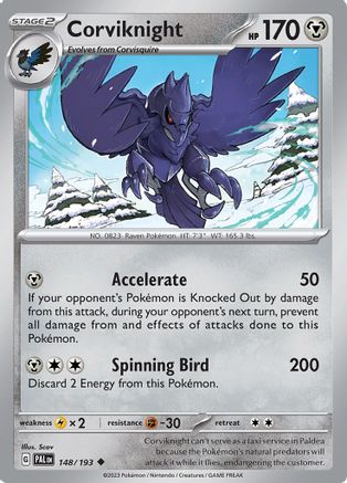 [PKM] Corviknight (148/193) [Scarlet & Violet: Paldea Evolved]