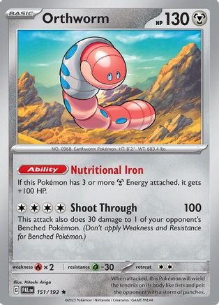 [PKM-R] Orthworm (151/193) [Scarlet & Violet: Paldea Evolved]