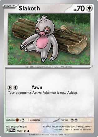 [PKM-C] Slakoth (160/193) [Scarlet & Violet: Paldea Evolved]