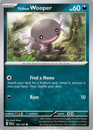 [PKM] Paldean Wooper (128/193) [Scarlet & Violet: Paldea Evolved]