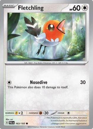 [PKM] Fletchling (163/193) [Scarlet & Violet: Paldea Evolved]