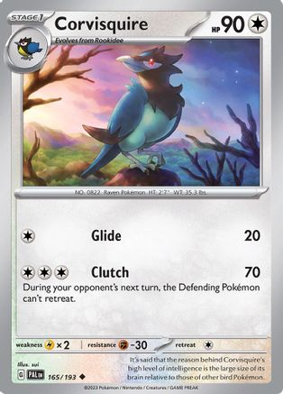[PKM-C] Corvisquire (165/193) [Scarlet & Violet: Paldea Evolved]