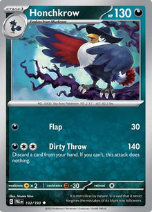 [PKM] Honchkrow (132/193) [Scarlet & Violet: Paldea Evolved]