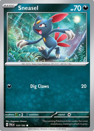 [PKM] Sneasel (133/193) [Scarlet & Violet: Paldea Evolved]