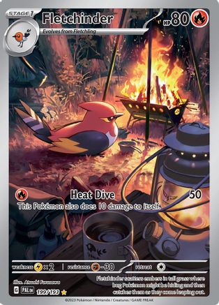 [PKM] Fletchinder (199/193) [Scarlet & Violet: Paldea Evolved]