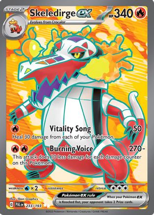[PKM] Skeledirge ex (233/193) [Scarlet & Violet: Paldea Evolved]