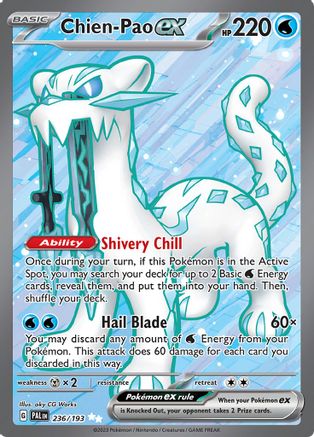 [PKM] Chien-Pao ex (236/193) [Scarlet & Violet: Paldea Evolved]