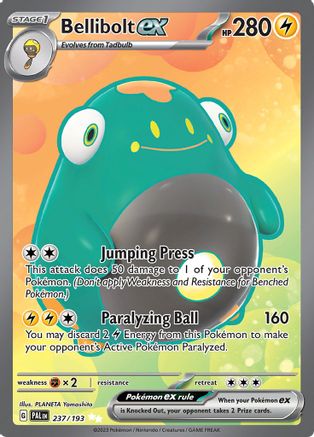 [PKM-R] Bellibolt ex (237/193) [Scarlet & Violet: Paldea Evolved]