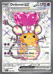[PKM-R] Dedenne ex (239/193) [Scarlet & Violet: Paldea Evolved]