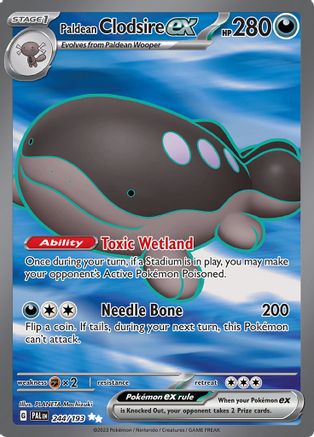 [PKM] Paldean Clodsire ex (244/193) [Scarlet & Violet: Paldea Evolved]