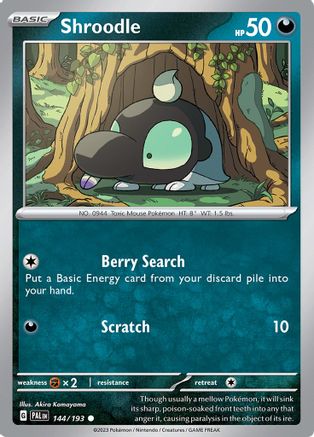 [PKM] Shroodle (144/193) [Scarlet & Violet: Paldea Evolved]