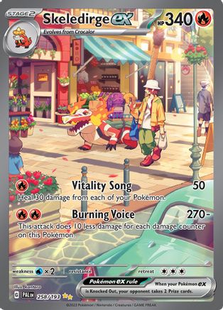 [PKM] Skeledirge ex (258/193) [Scarlet & Violet: Paldea Evolved]