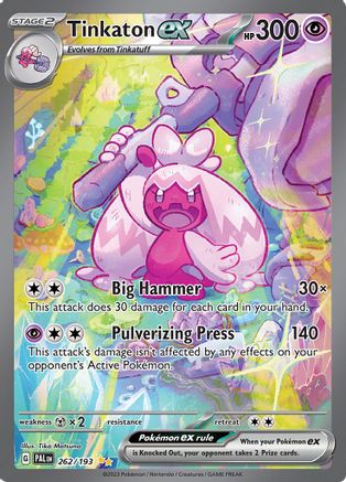 [PKM] Tinkaton ex (262/193) [Scarlet & Violet: Paldea Evolved]
