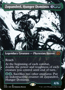 {R} Zopandrel, Hunger Dominus (Borderless Ichor) [Phyrexia: All Will Be One][ONE 315]