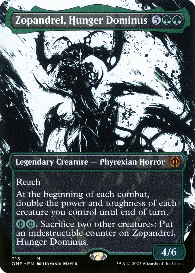 {R} Zopandrel, Hunger Dominus (Borderless Ichor) [Phyrexia: All Will Be One][ONE 315]
