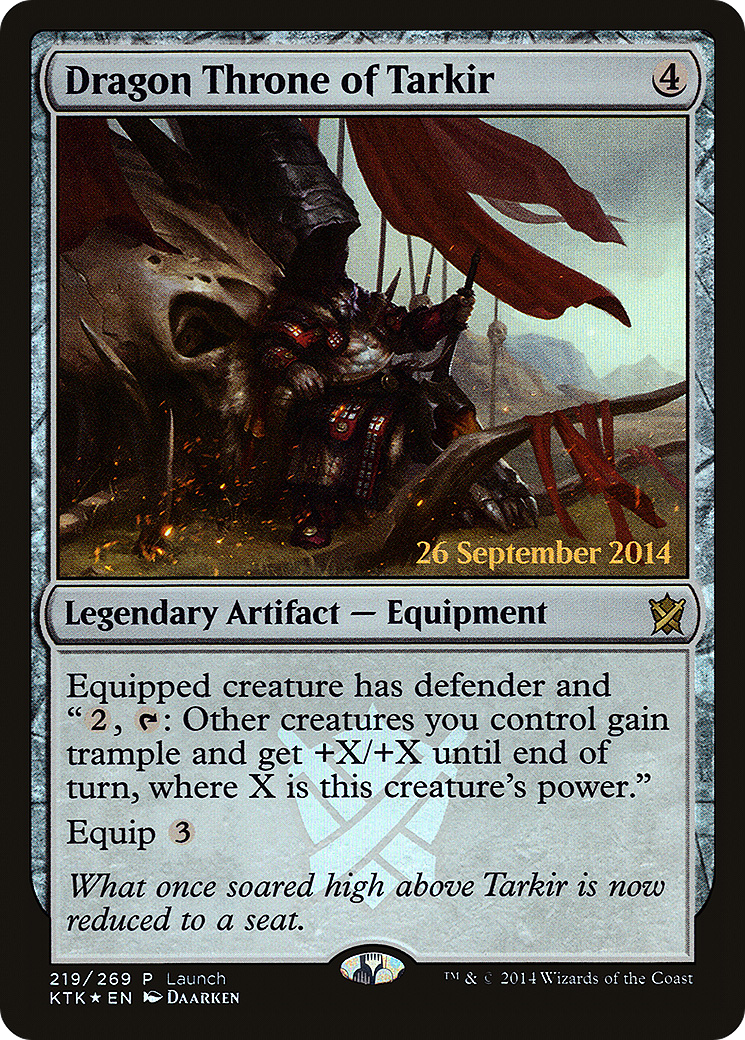{R} Dragon Throne of Tarkir (Launch) [Khans of Tarkir Prerelease Promos][PR KTK 219] - Misty Mountain Games