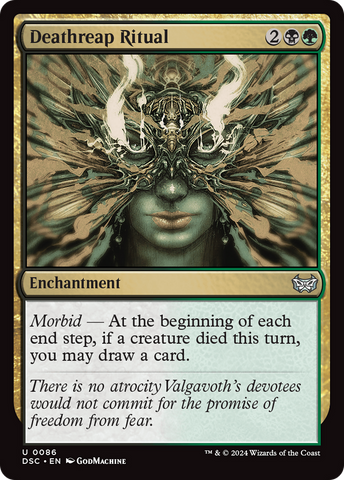 {C} Deathreap Ritual [Duskmourn: House of Horror Commander][DSC 086]