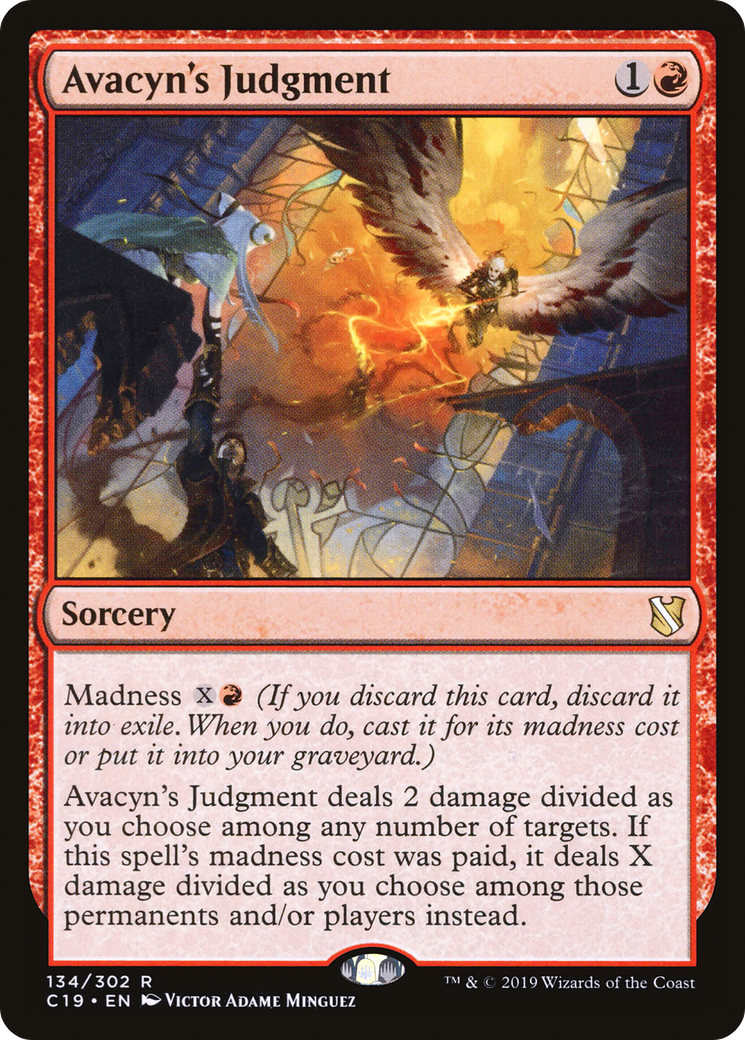 {R} Avacyn's Judgment [Commander 2019][C19 134]
