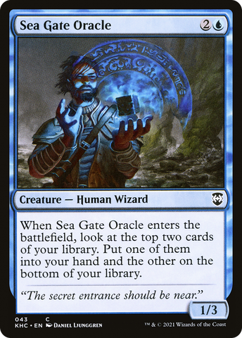 {C} Sea Gate Oracle [Kaldheim Commander][KHC 043]